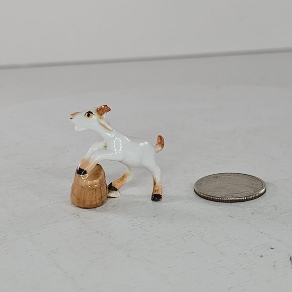 Freeman McFarlin George Good Baby Goat Kid With Spilled Milk Bucket - Picture 8 of 8